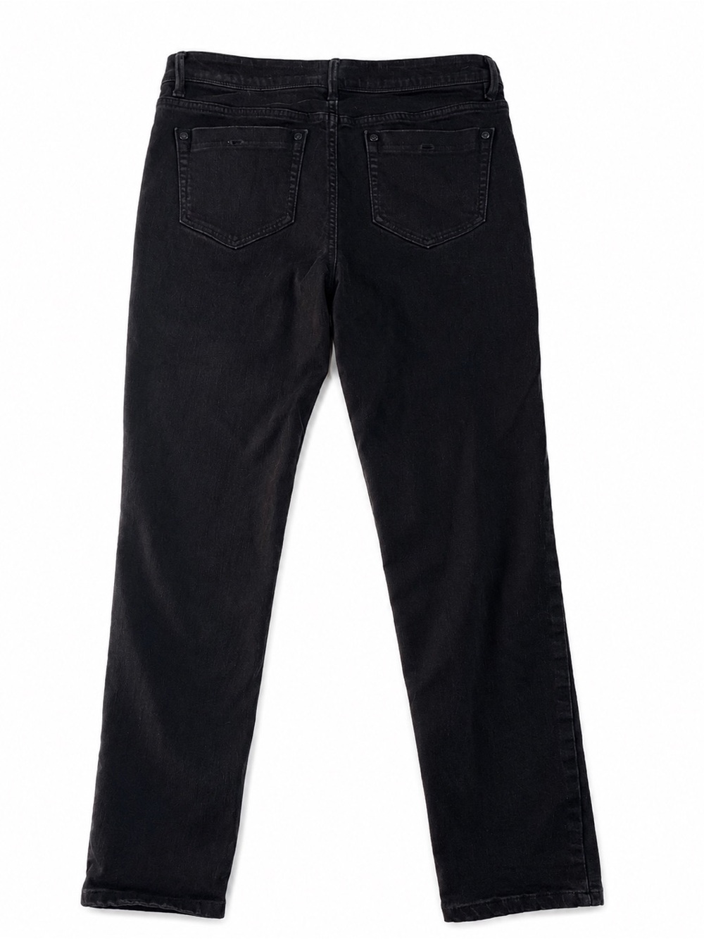 Women’s J Jill Black Straight-Leg Jeans - Classic Everyday Style size 4 - Picture 2 of 7
